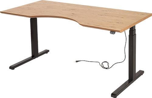 電動昇降デスク デスクHT M型 木製テーブル  幅150 奥行75cm