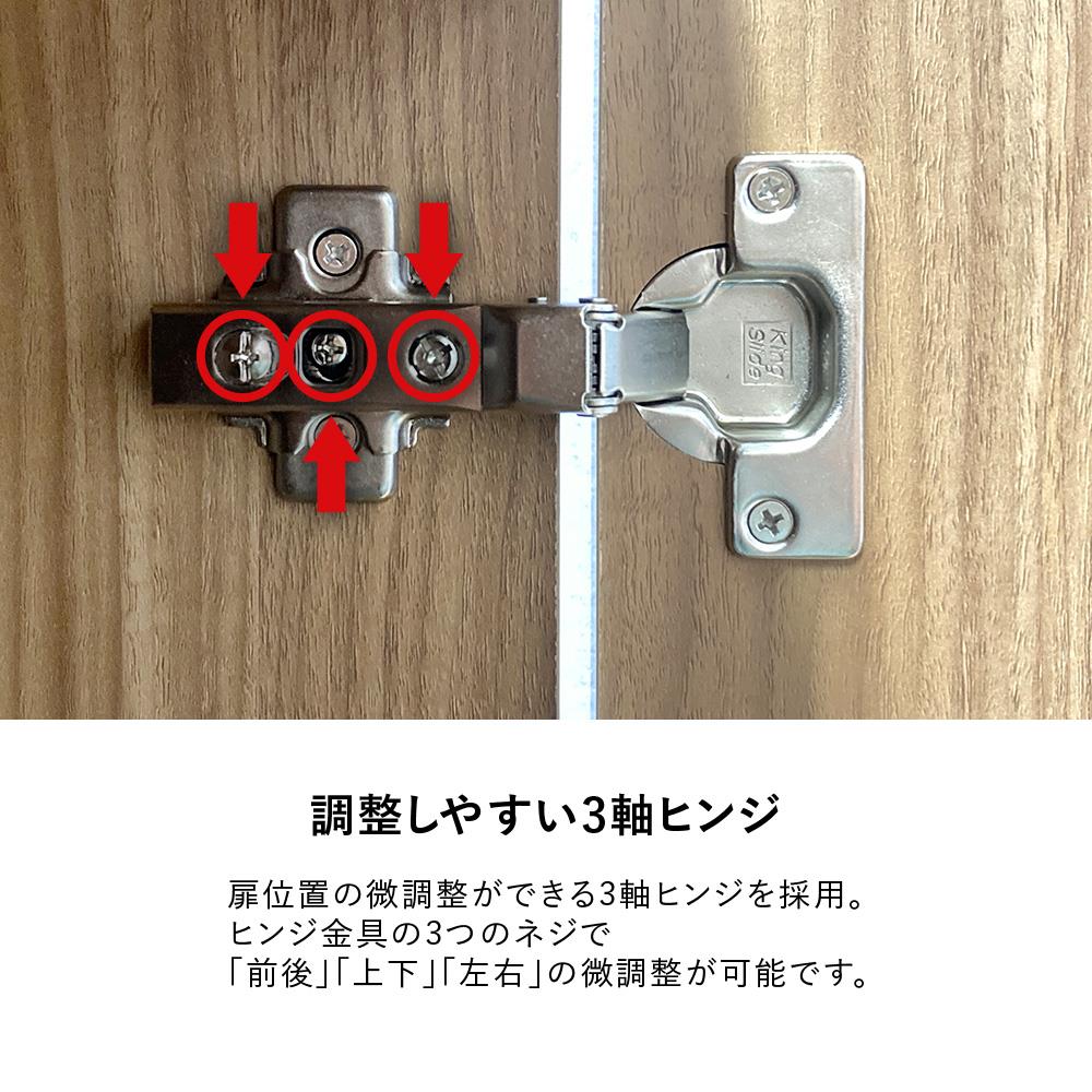【専用パーツ】ストレージ KK2 扉 3段タイプ用 鍵付き (収納庫 本棚 シェルフ)