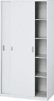 収納家具 スチール製 システム収納L5 収納庫 引違い保管庫 幅90 奥行45 高さ177cm