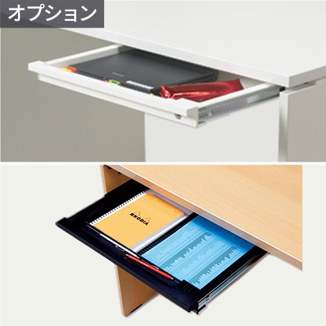 AFデスク 木目 幅140cm 奥行70cm (  パソコンデスク 学習机 事務机 )12