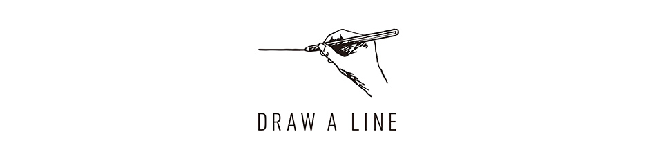 DRAW A LINE(ドローアライン)トレイ D-T 019 Tray 縦専用 ホワイト・ブラック1