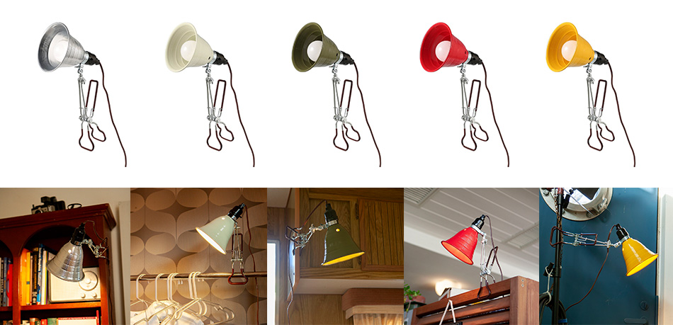 DULTON ダルトン アルミニウム クリップランプ 照明2