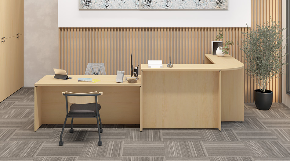 fantoni/ファントーニ カウンター コンシェルジュタイプ  幅160 奥行90 高さ72cm2