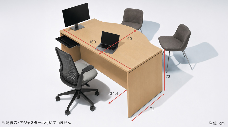 fantoni/ファントーニ カウンター コンシェルジュタイプ  幅160 奥行90 高さ72cm11