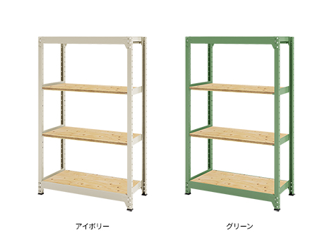 連結ラックFS 増設用 木製棚 4段タイプ 幅121×奥行45.2×高さ119.7cm10