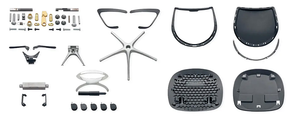 giroflex ジロフレックス 313 オフィスチェア 肘付き 背座同色タイプ4