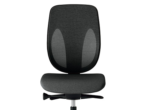 giroflex ジロフレックス 353 チェア ハンガー付き/肘なし/樹脂脚 背座同色タイプ5