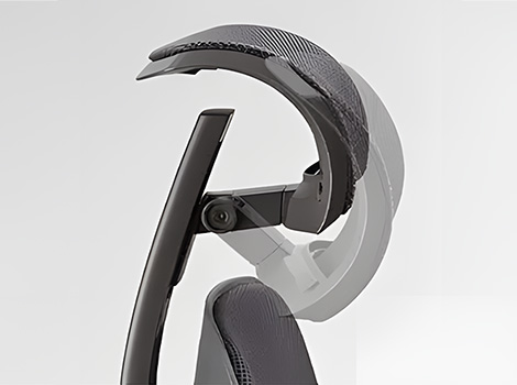 giroflex ジロフレックス 353 ヘッドレスト/肘付き/アルミ脚 背座同色タイプ6