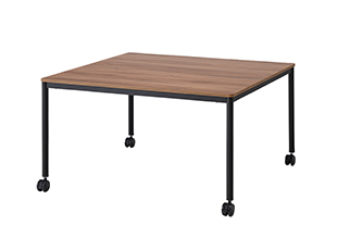 GMテーブル 正方形タイプ キャスター脚 幅120cm 奥行120cm ( ミーティング 会議 )10