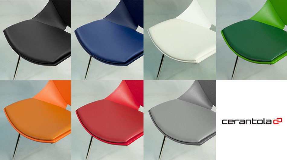 Cerantola KOSKA コスカ クッション ミーティングチェア 4本脚5