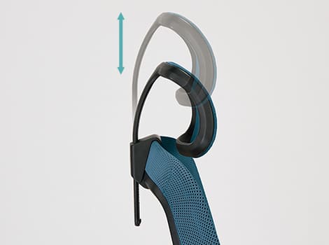 PLUS mari メッシュチェア アジャスト肘/ヘッドレスト付き マリチェア11