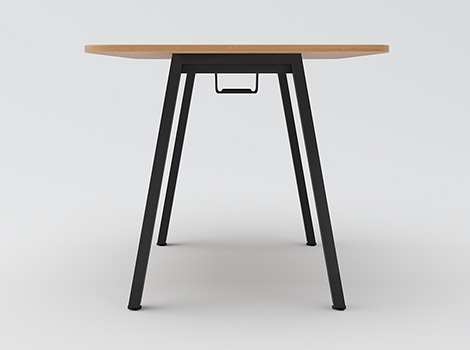 MRテーブル スタンダード天板 幅160×奥行80×高さ72cm 配線収納付き(角Rタイプ)6