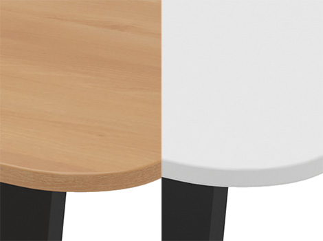 MRテーブル スタンダード天板 幅160×奥行80×高さ72cm 配線収納付き(角Rタイプ)13