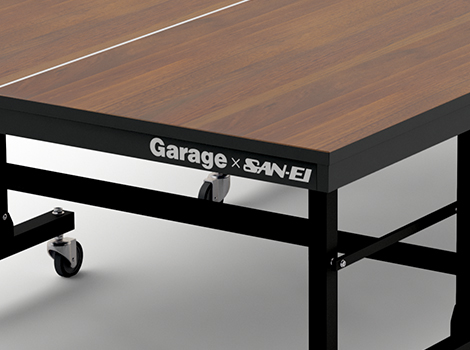 Garage×三英 ピンポンワークテーブル フォールディングタイプ 卓球台 SAN-EI9
