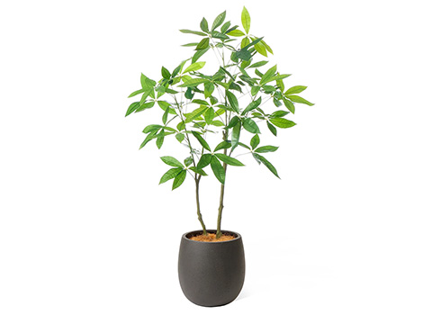 パキラ 高さ130cm (フェイクグリーン 観葉植物 オフィスグリーン エッグポット インテリア)7