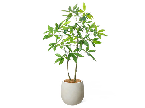 パキラ 高さ130cm (フェイクグリーン 観葉植物 オフィスグリーン エッグポット インテリア)8