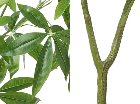 パキラ 高さ160cm (フェイクグリーン 観葉植物 オフィスグリーン インテリア)3