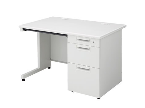 PLUS SH2デスク 片袖机 キャビネット付 幅110cm 奥行70cm11