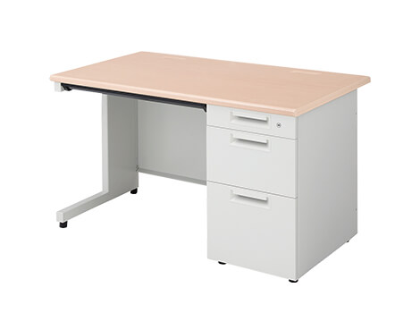 PLUS SH2デスク 片袖机 キャビネット付 幅110cm 奥行70cm12