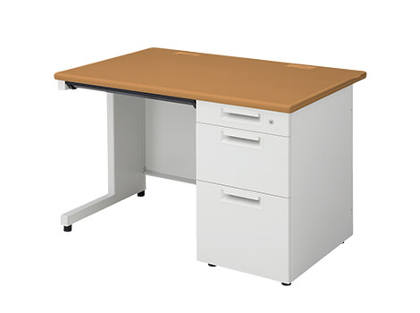 PLUS SH2デスク 片袖机 キャビネット付 幅110cm 奥行70cm13