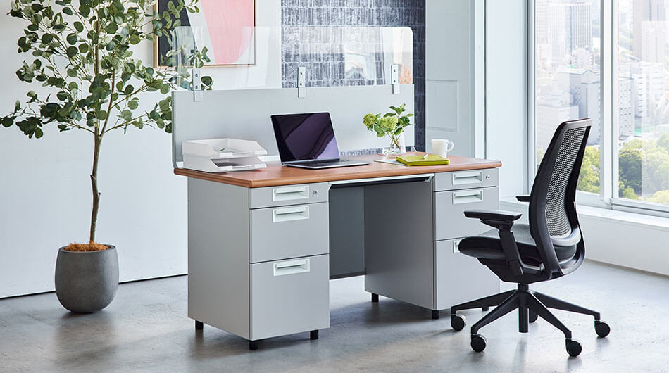 SH2スチールデスク 専用フロントパネル 幅110cm (デスクトップパネル)2