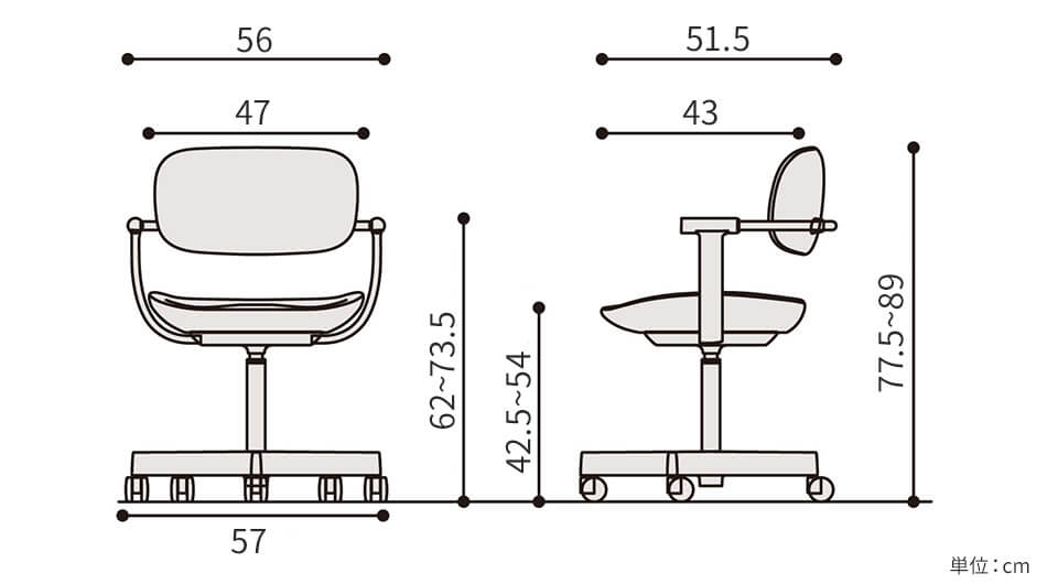 ITOKI×GARAGE vertebra03(バーテブラゼロサン) キャスタータイプ イトーキ14