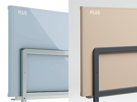 PLUS インテルナ Y字脚タイプ 板面幅160×高さ90cm (ホワイトボード)4