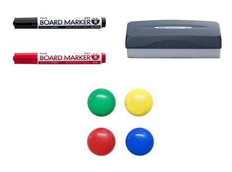 PLUS ホワイトボード スクリーンパネル 衝立型 幅91.2×高さ153.4cm6