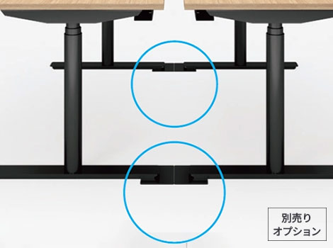 PLUS ワークモード 電動昇降デスク 幅160×奥行80×高さ65〜130cm7
