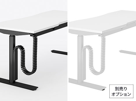 PLUS ワークモード 電動昇降デスク 幅160×奥行80×高さ65〜130cm8
