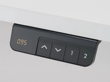 PLUS ワークモード 電動昇降テーブルA 幅200×奥行100×高さ65〜130cm4