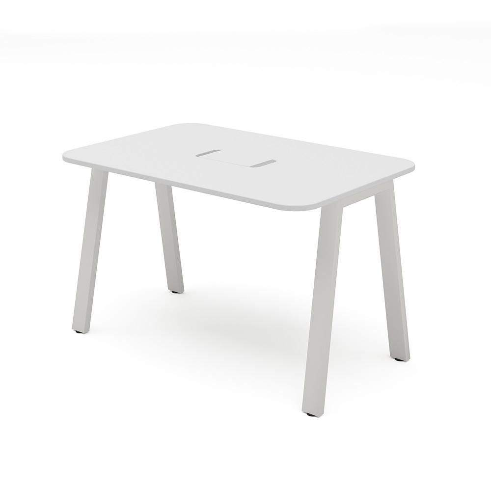 MRテーブル スタンダード天板 幅120×奥行80×高さ72cm 配線収納付き(角Rタイプ)