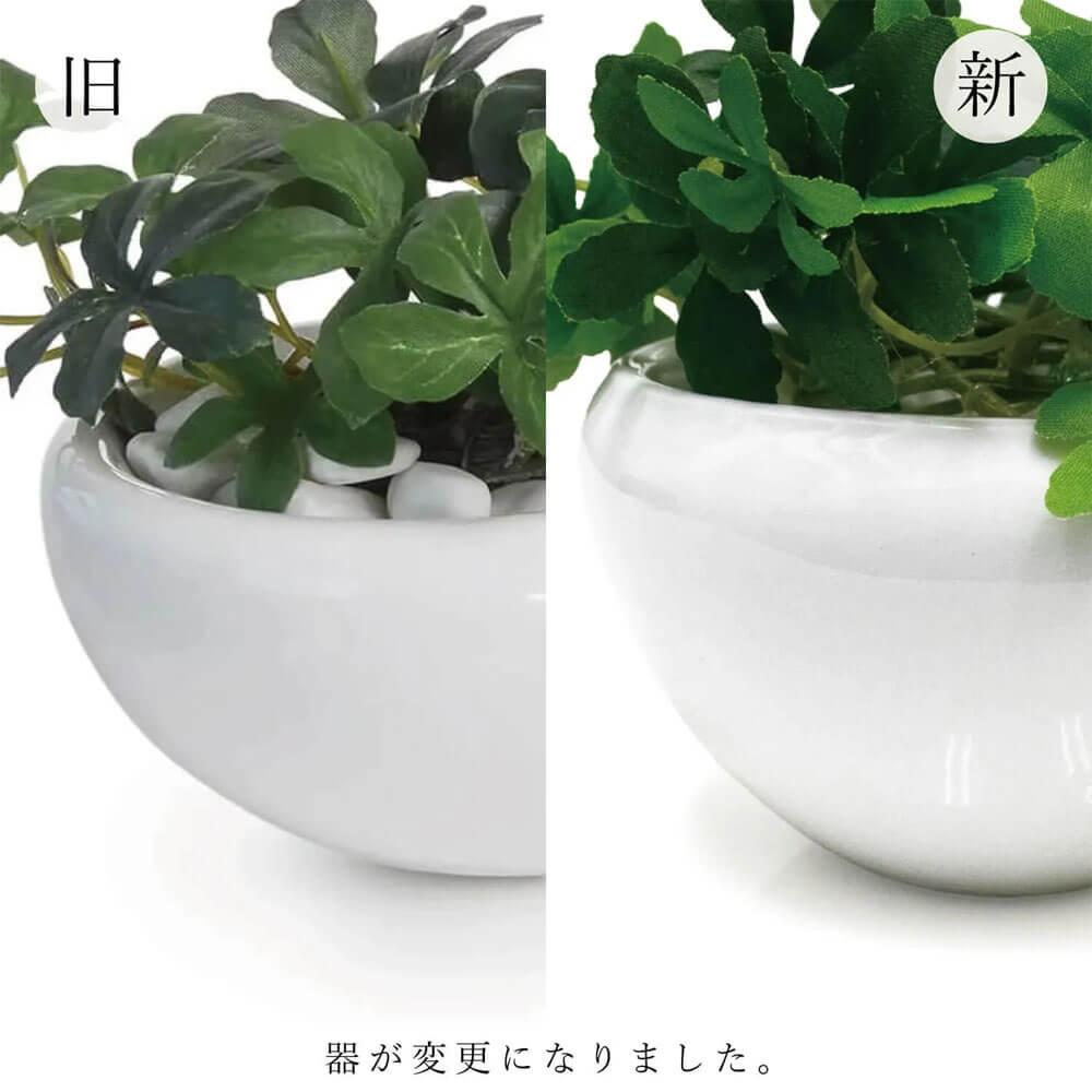 シュガーバイン 白陶器 (フェイクグリーン インテリアグリーン オフィス 卓上)
