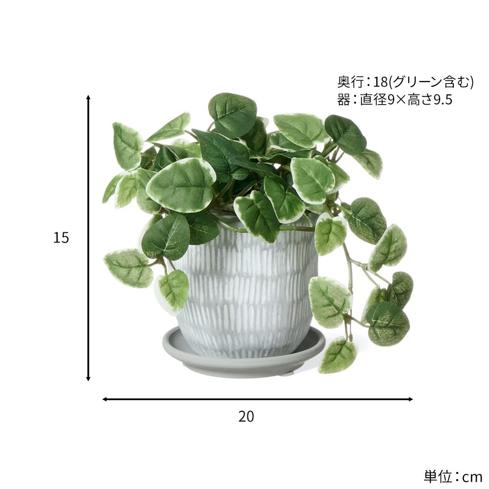 プミラ ハピプランター ミニフェイクグリーン 造花 鉢植え