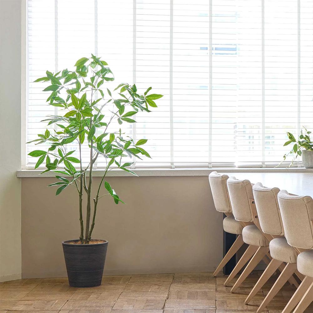 パキラ 高さ160cm (フェイクグリーン 観葉植物 オフィスグリーン プランター インテリア)