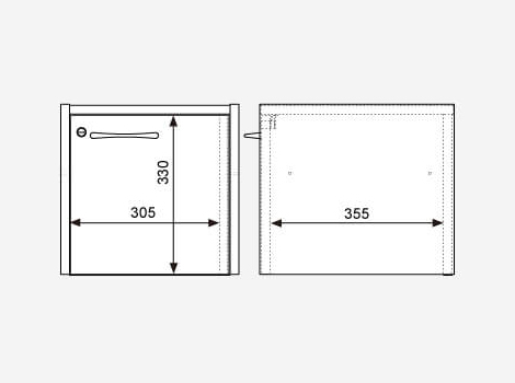 【アウトレット】キューブコンポ用 収納ボックス 小 2個セット (収納 棚 飾り棚)11