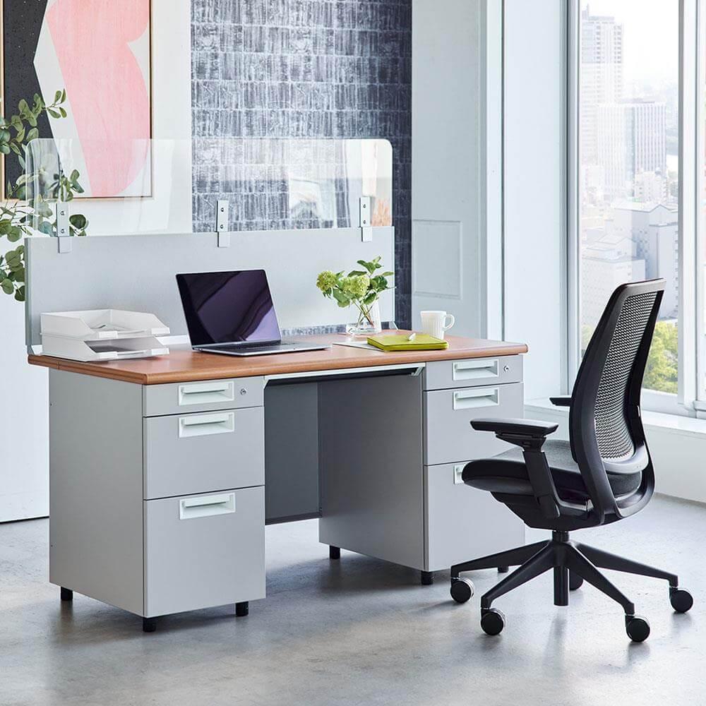 SH2スチールデスク 専用フロントパネル 幅110cm (デスクトップパネル)