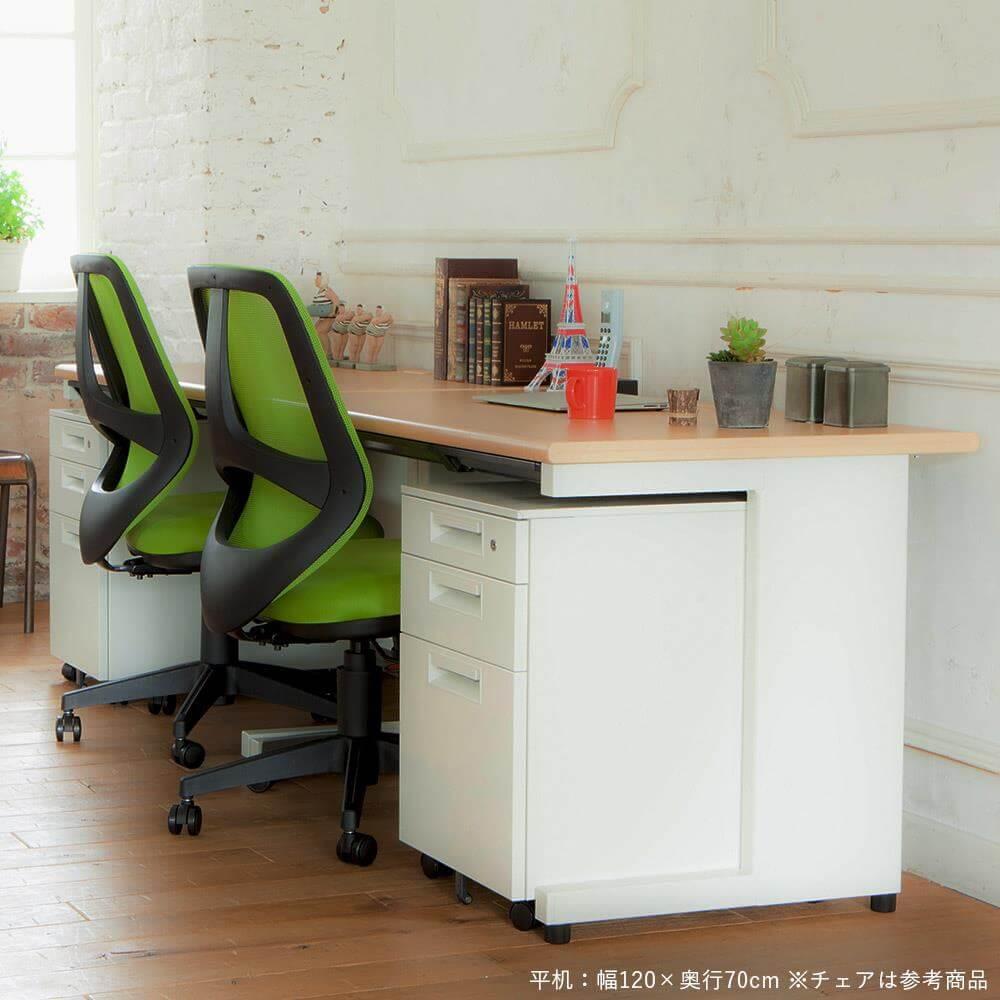 PLUS SH2デスク 平机 幅110cm 奥行70cm プラス スチールデスク