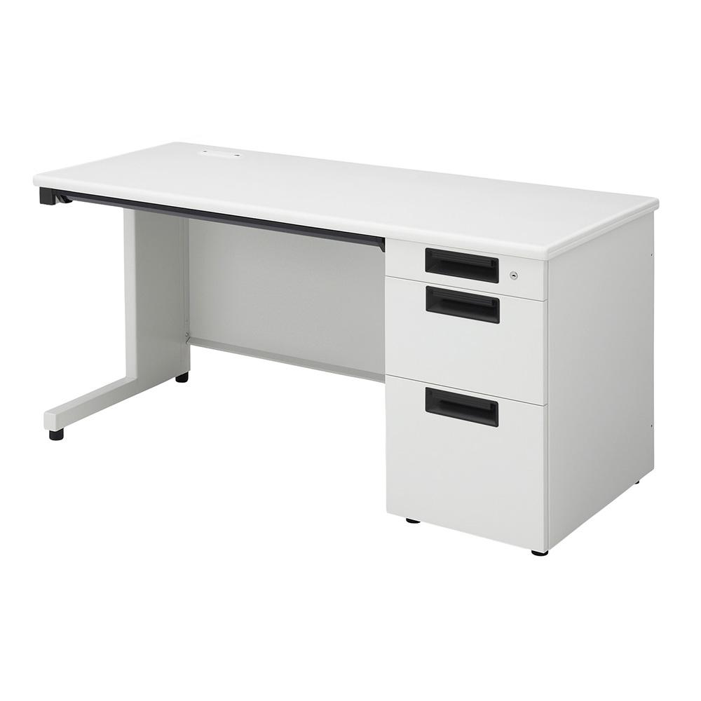 PLUS FLATLINE フラットライン 片袖机 幅140cm (オフィスデスク スチールデスク)