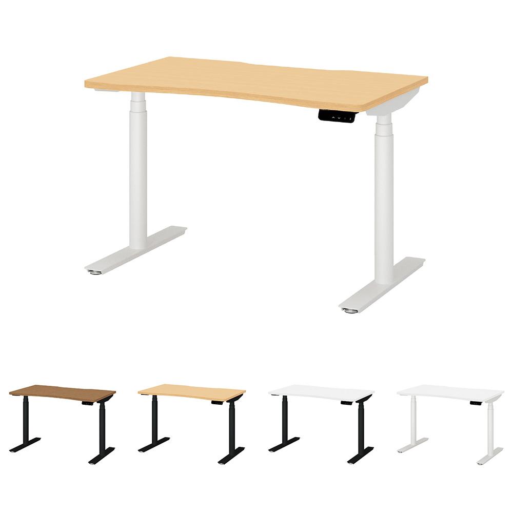 PLUS ワークモード 電動昇降デスク 幅120×奥行70×高さ65〜130cm