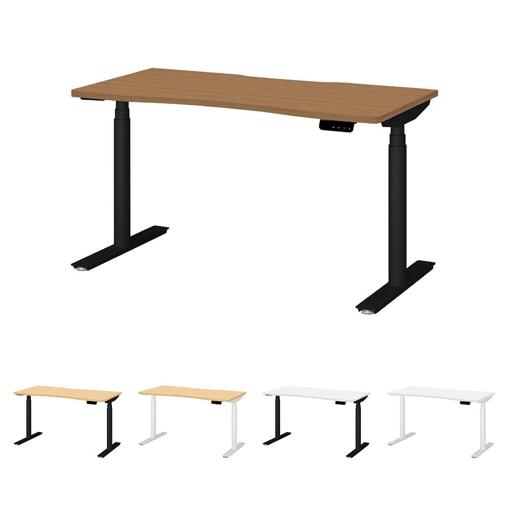PLUS ワークモード 電動昇降デスク 幅140×奥行70×高さ65〜130cm