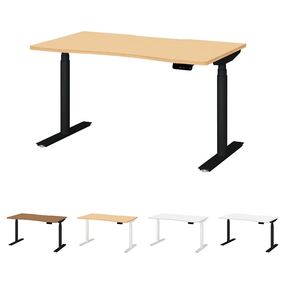 PLUS ワークモード 電動昇降デスク 幅140×奥行80×高さ65〜130cm