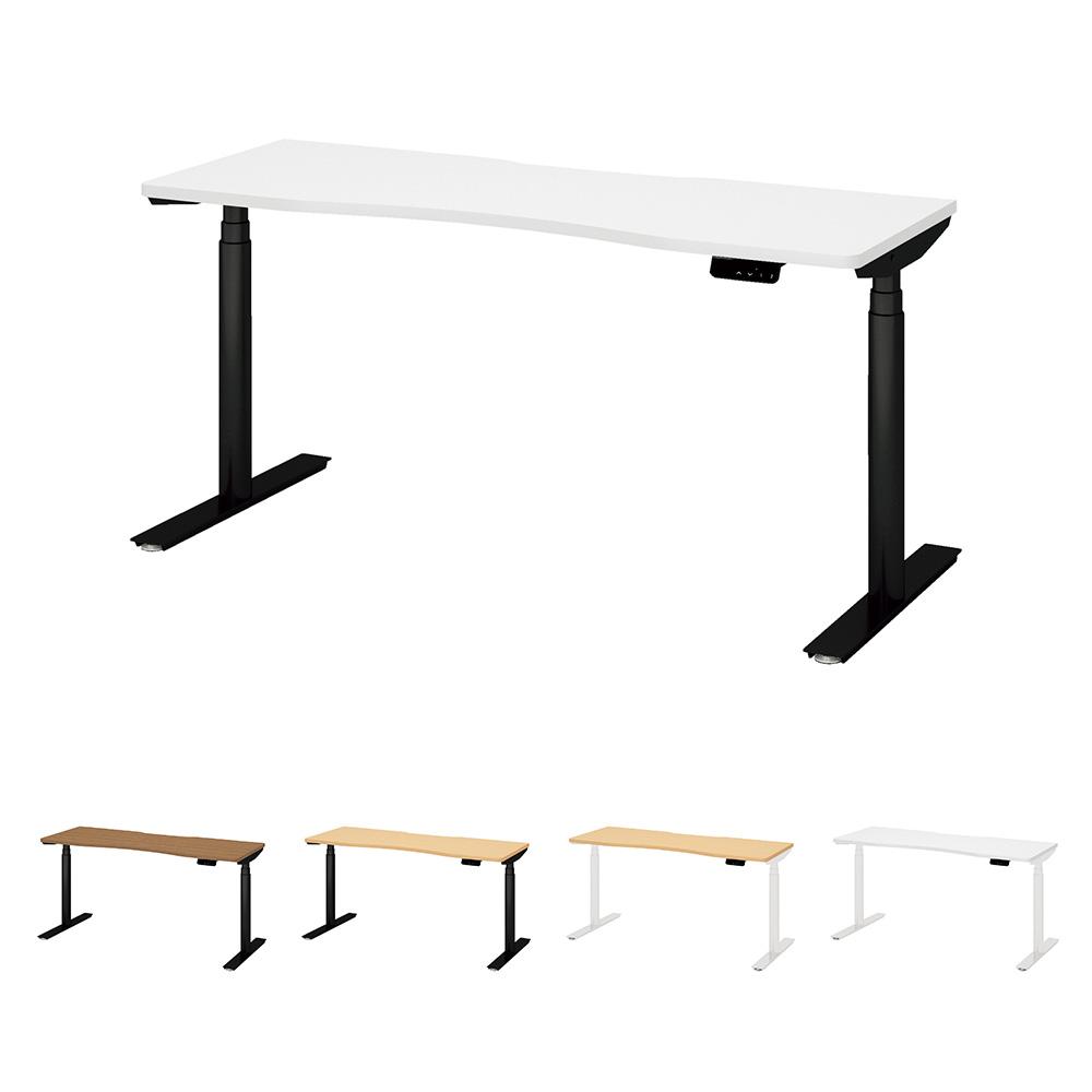 PLUS ワークモード 電動昇降デスク 幅160×奥行60×高さ65〜130cm