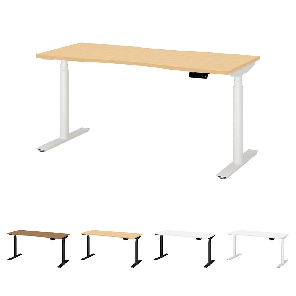 PLUS ワークモード 電動昇降デスク 幅160×奥行70×高さ65〜130cm