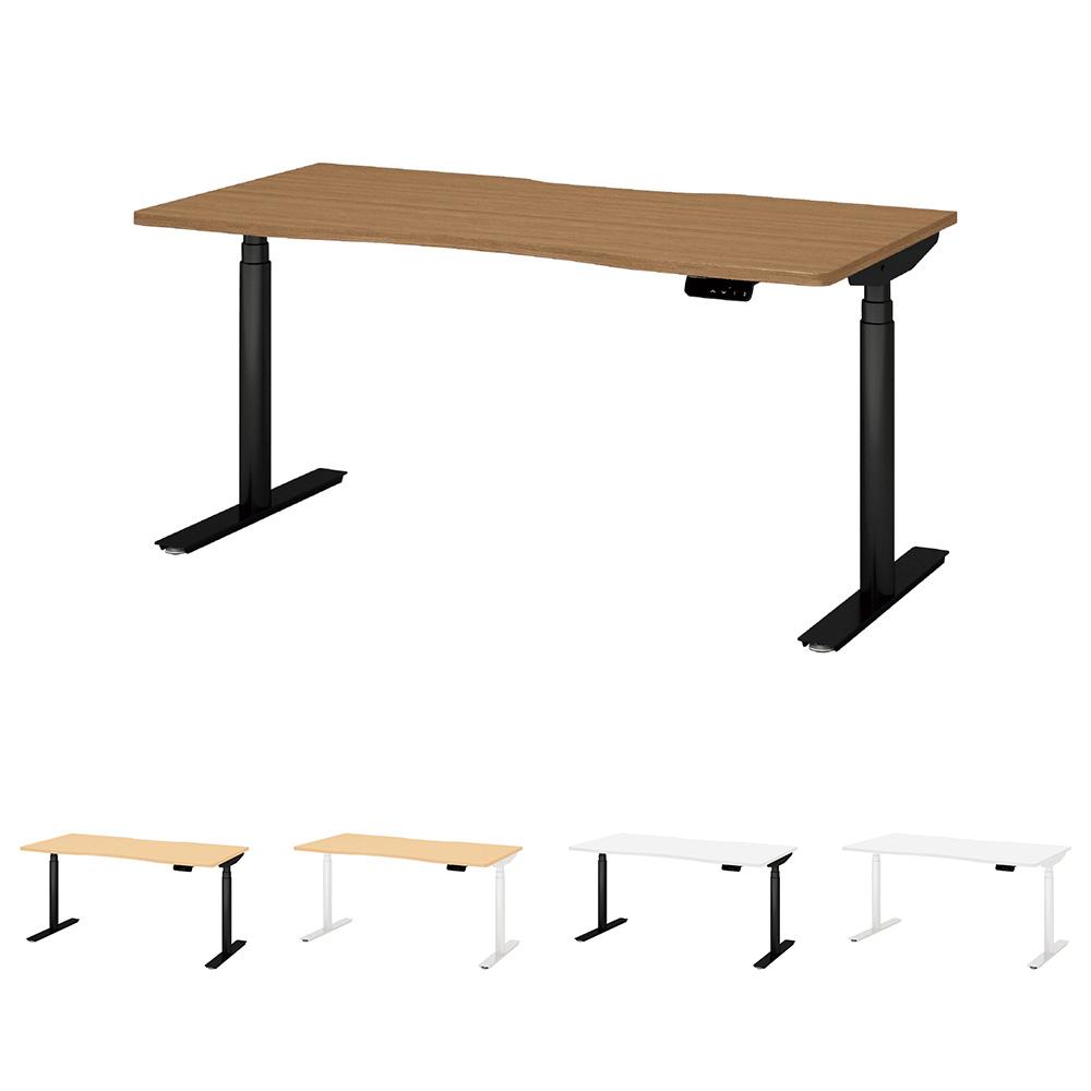 PLUS ワークモード 電動昇降デスク 幅160×奥行80×高さ65〜130cm